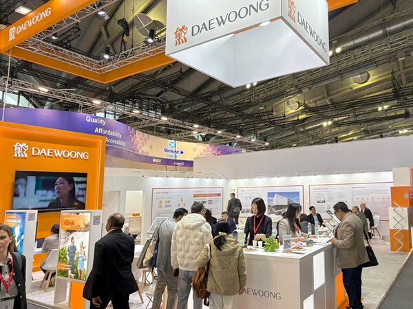 'CPHI 2025' 대웅제약 부스 전경