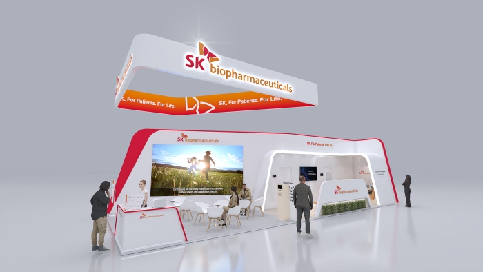 SK바이오팜 바이오USA 부스 이미지. 사진=SK바이오팜 제공