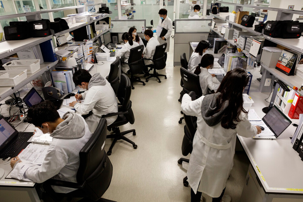 혁신형 제약기업 중 한 곳인 한미약품 의약품 생산 플랜트 내 제제연구소 전경. 제공=한미약품