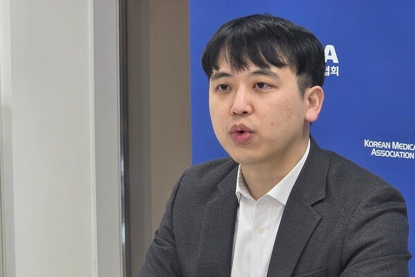 제28기 대한전공의협의회 한성존 회장. 사진=박으뜸 기자