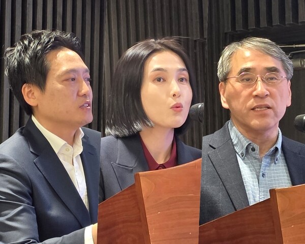 (왼쪽부터) 의료정책연구원 이정찬 부연구위원, 임지연 책임연구원, 가톨릭의대 예방의학교실 김석일 교수. 사진=박으뜸 기자