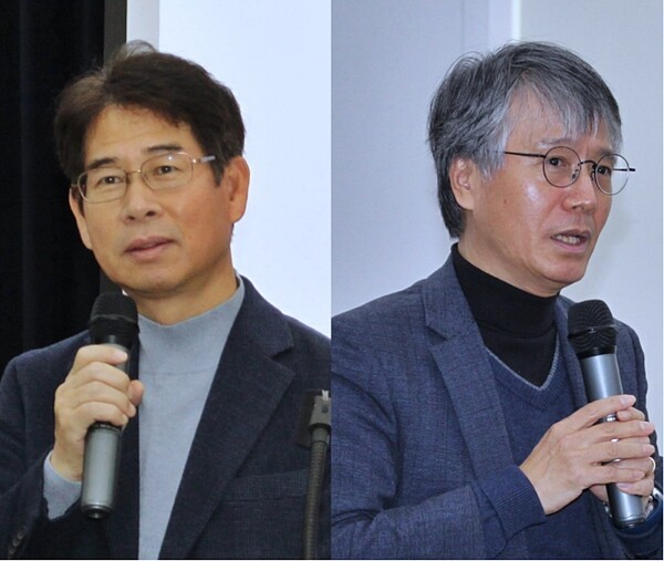 (왼쪽부터) 김형식 대한약학회장, 나영화 한국약학교육협의회 이사장. 제공=대한약학대학학생협회
