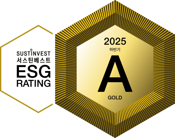 광동제약 서스틴베스트 ESG평가 'A' 등급 마크
