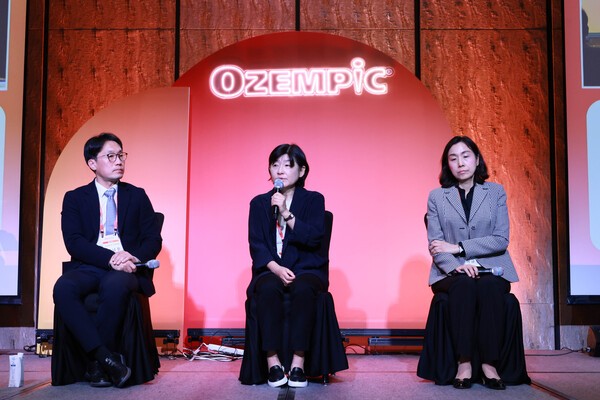 (왼쪽부터) 김남훈 고려대 안암병원 교수, 노정현 일산백병원 교수, 허규연 삼성서울병원 교수. 제공=한국노보노디스크제약