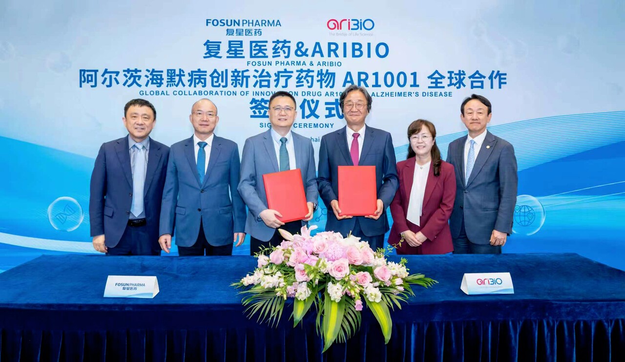 아리바이오, 'AR1001' 기술수출 선급금 1000만달러 수령