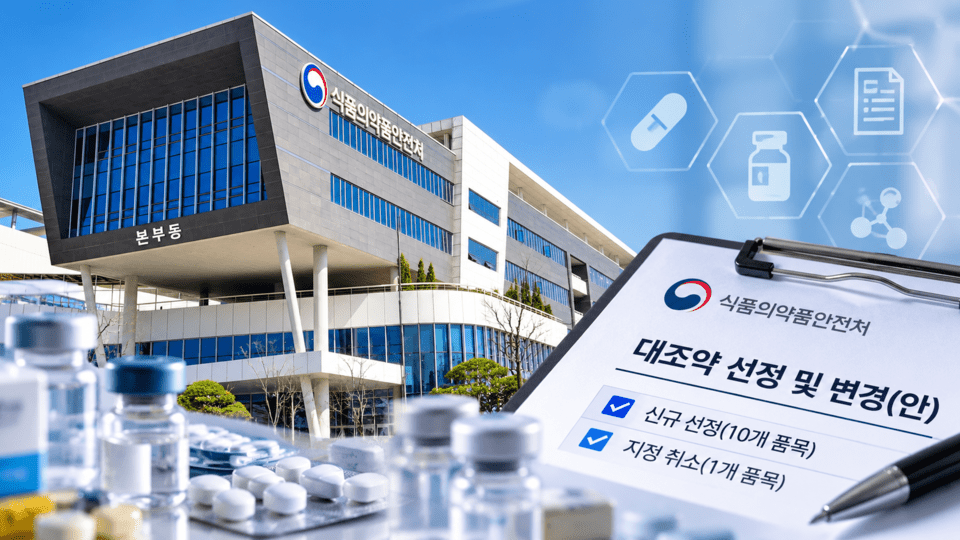 식약처, 대조약 10개 신규 선정 추진...모르핀 주사제 지정 취소 - 뉴스 썸네일 이미지